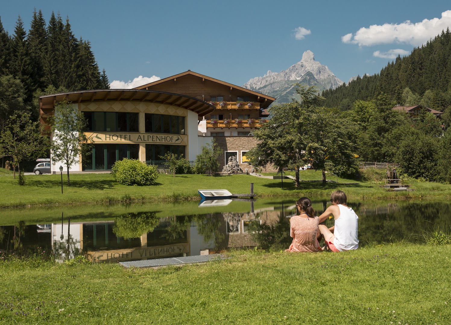 Aussenansicht Hotel Alpenhof ©Fotodesign David