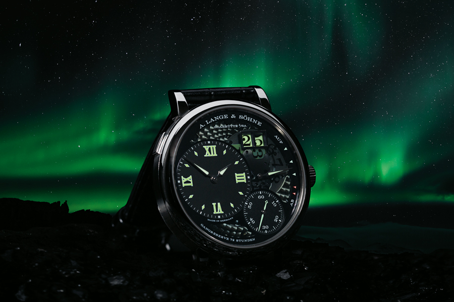 a. lange & söhne uhren uhr mondphase modell modelle polarlicht polarlichter
