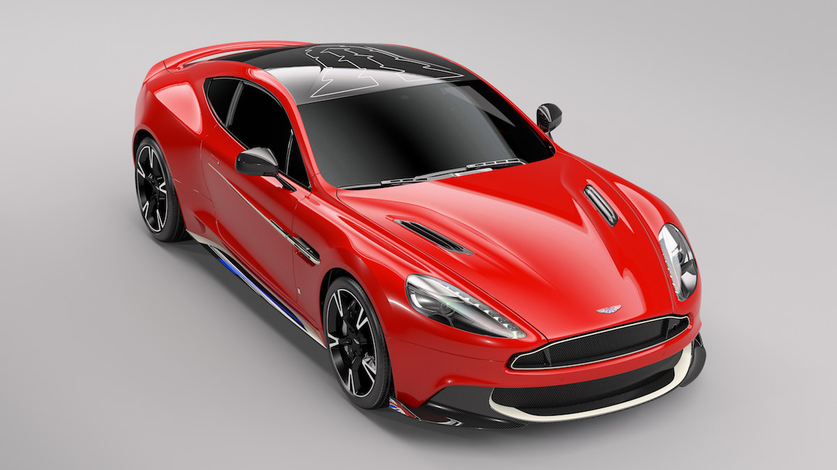 aston martin vanquish s red arrows limited edition cars
