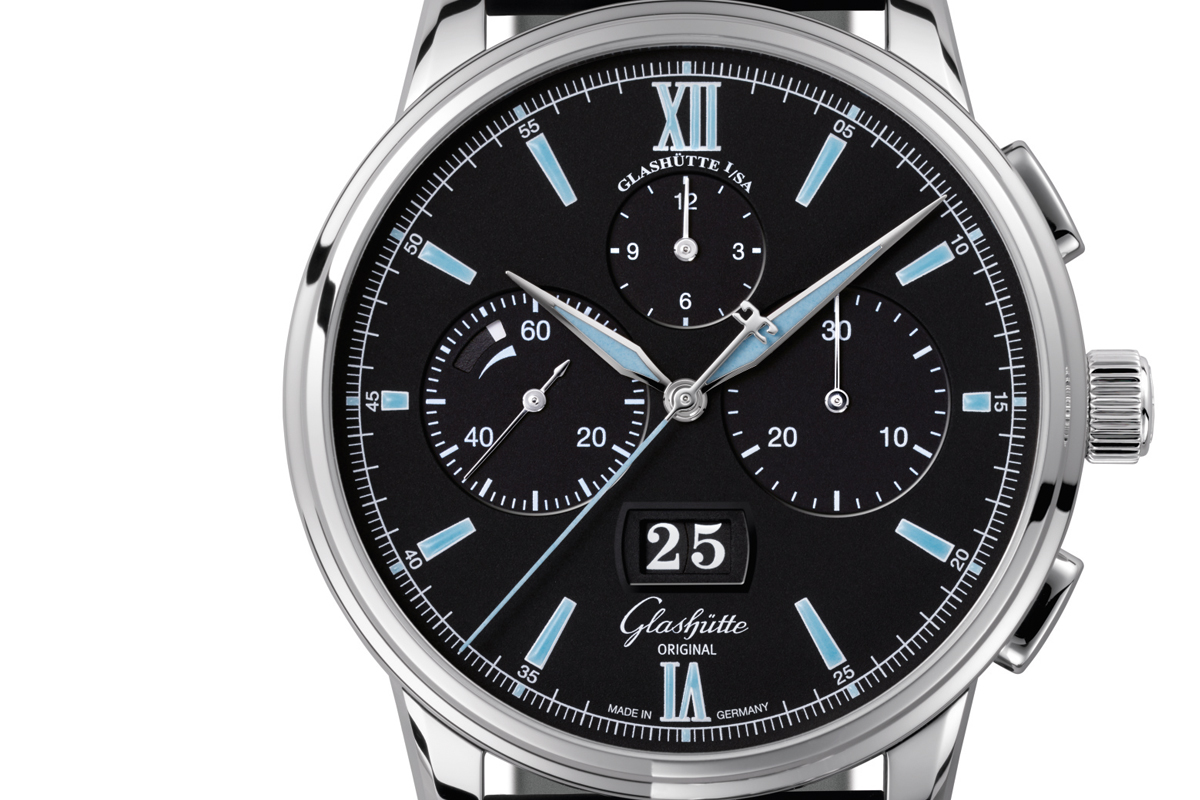glashütte original chronograph models red gold stainless steel platinum watches