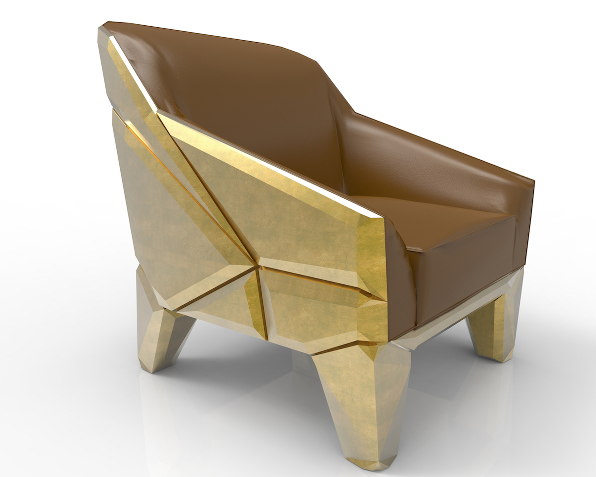 luxurious luxury furniture unique pieces of art handcrafted new golden armchairs chair
