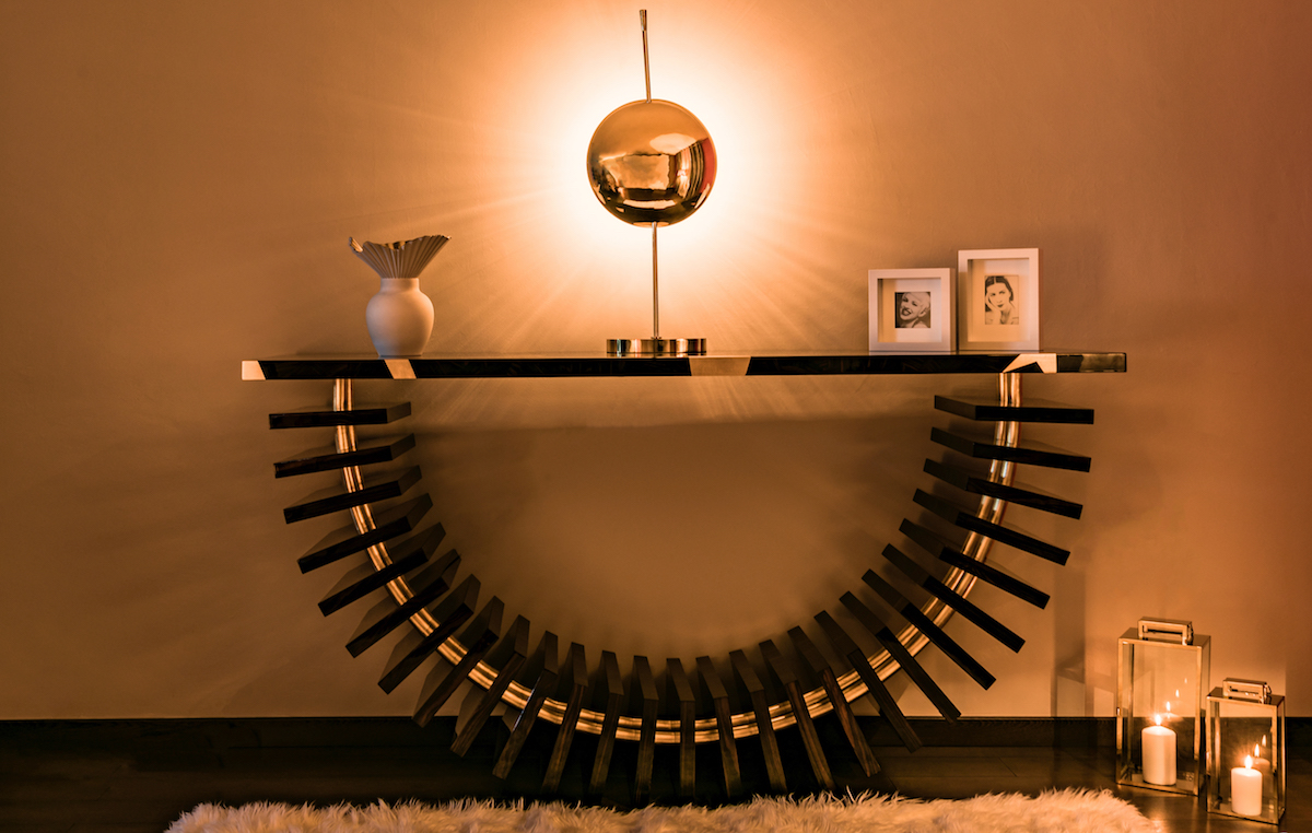 furniture nomadous unique pieces of design art console modern interiors ebony