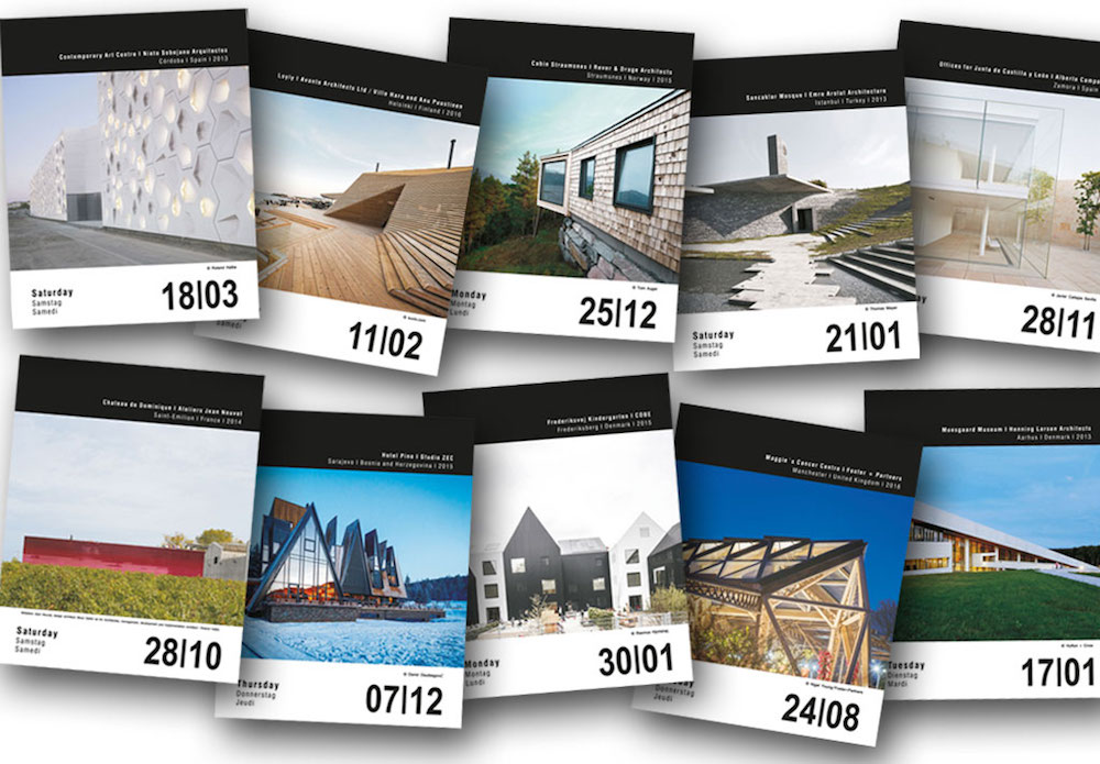 archipendium 2017 architekturkalender architektur kalender projekte deutschland zeitgenössische moderne