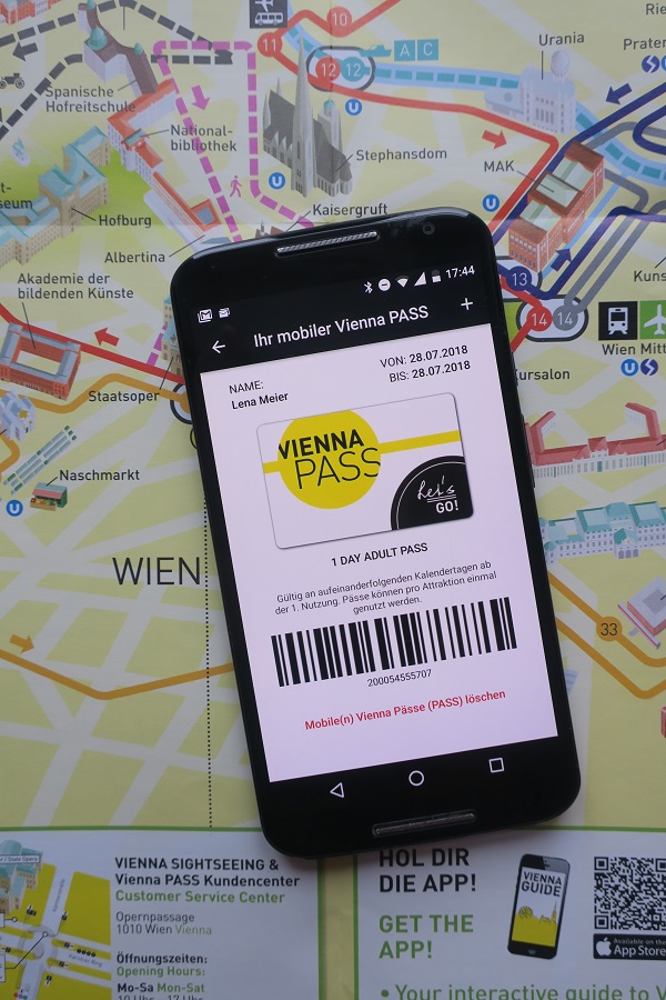 Vienna Pass, Smartphone, App, Vienna Sightseeing Tours