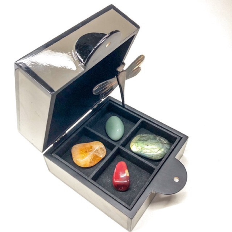 kristalle edelsteine geschenkbox herbst