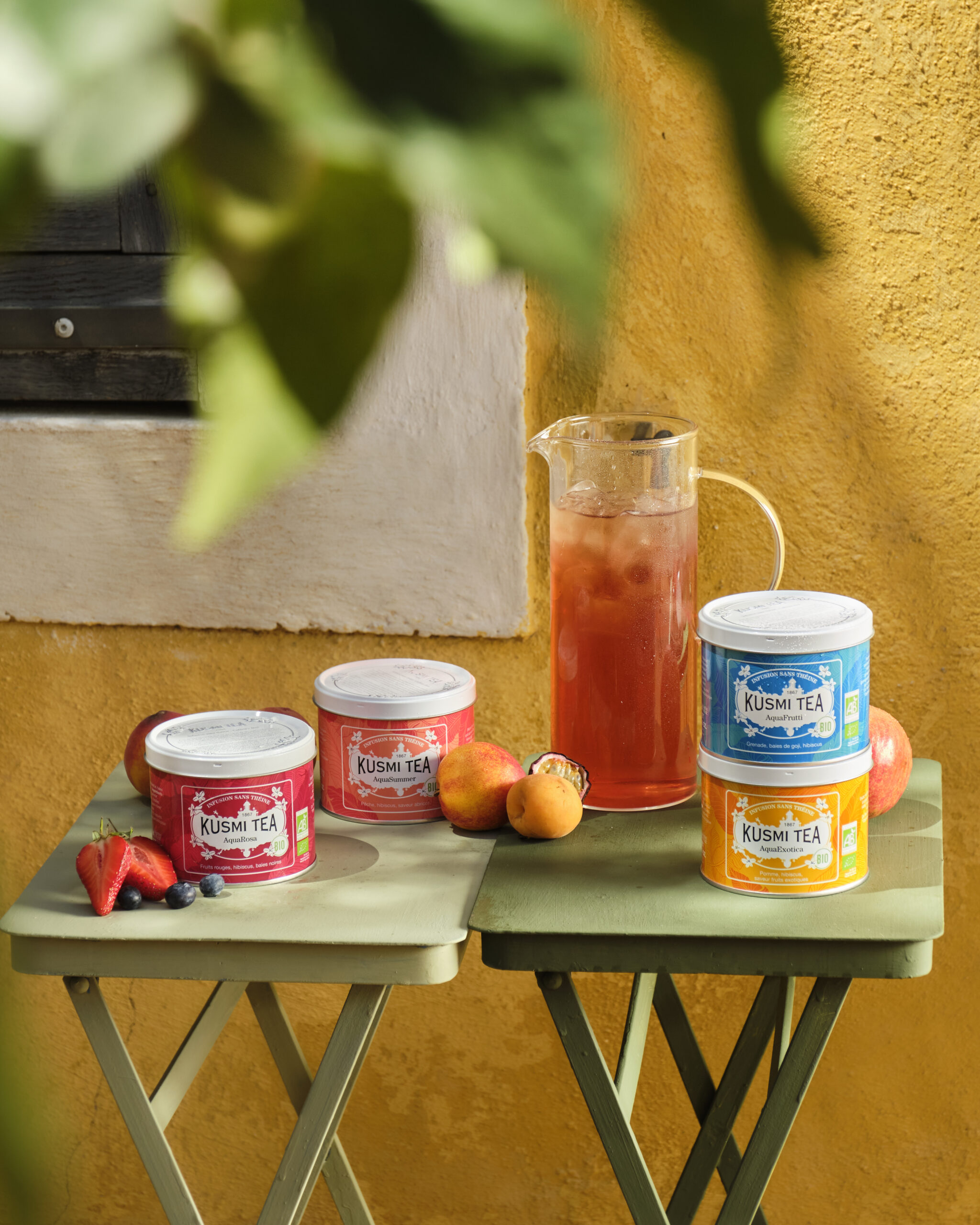 Sommer Abkühlung Bio-Eistee Erfrischung Karaffe