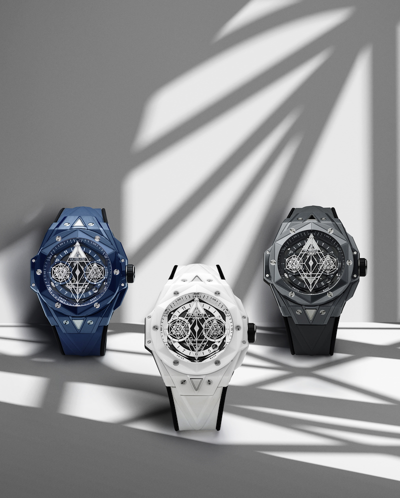 hublot big bang sang bleu limited edition ceramic watches
