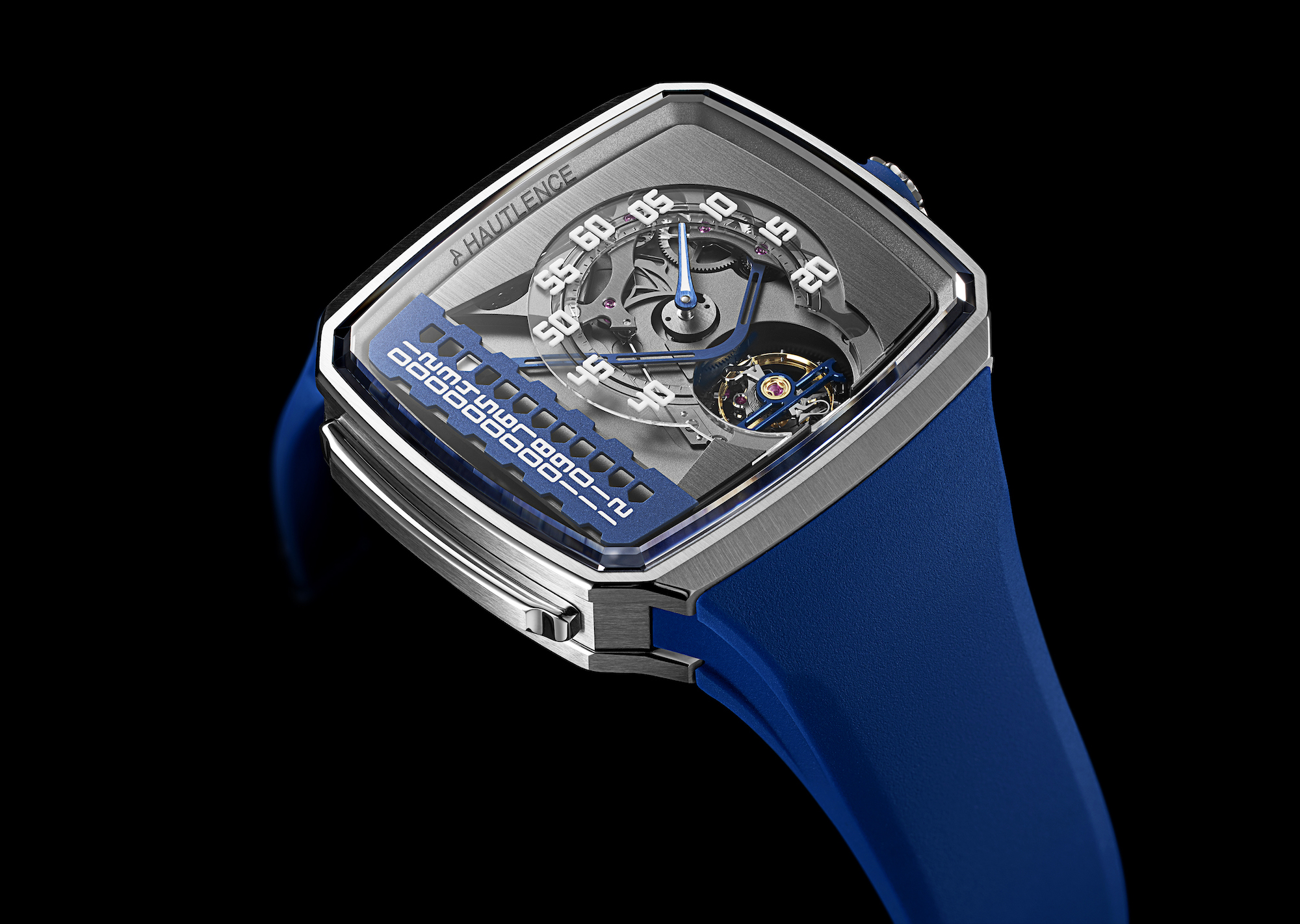 hautlence linear serie 1 luxusuhren modelle edelstahl luxus uhren schweiz neuheiten 2022