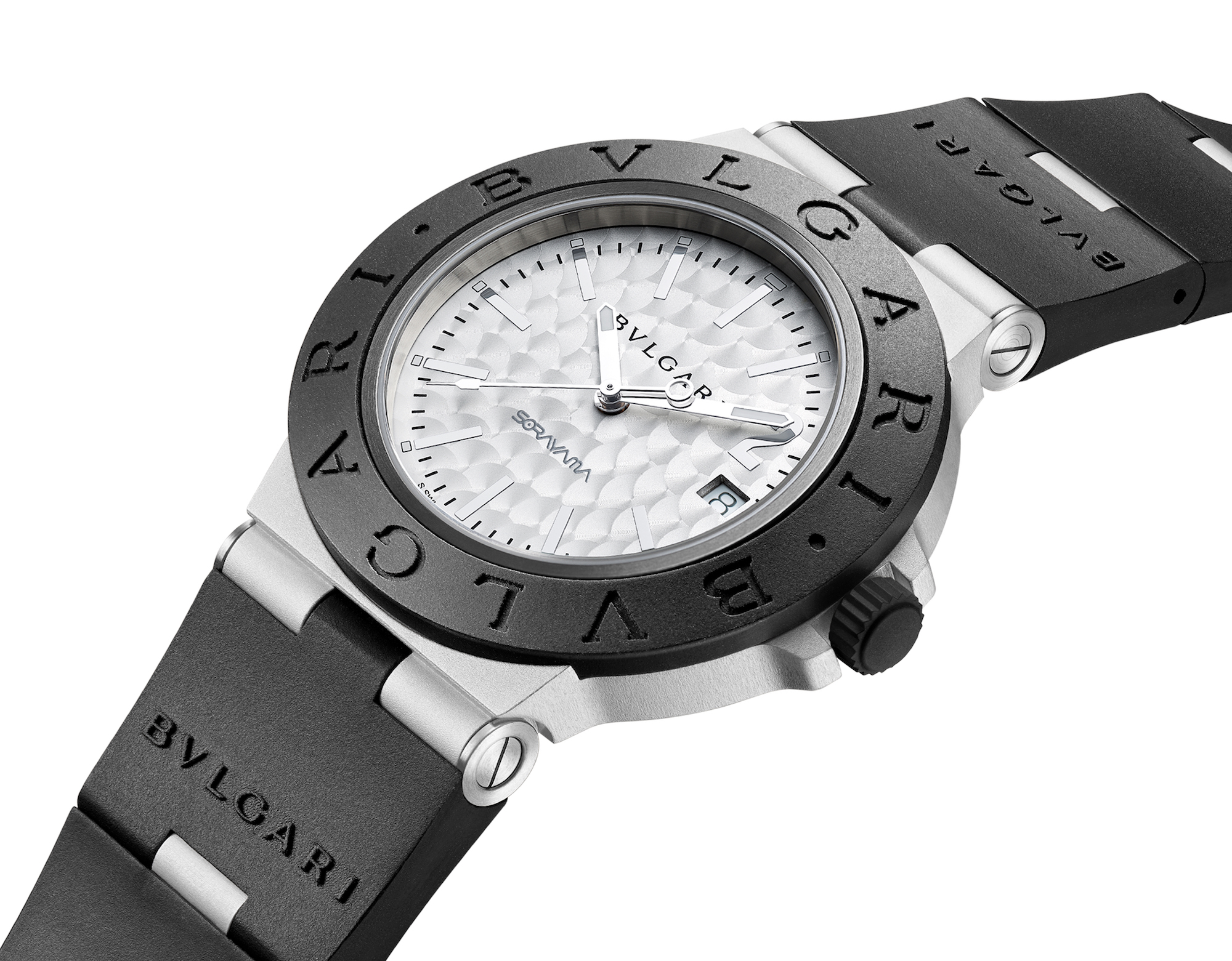 bulgari aluminium sorayama chronograph limited limited-edition watch watches swiss made