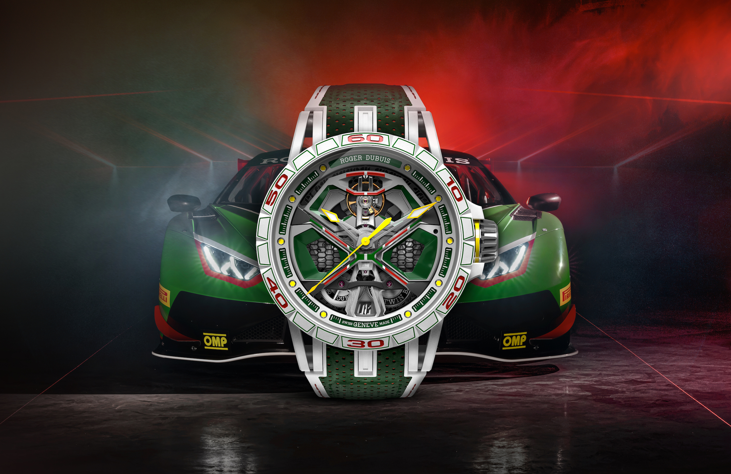roger dubuis lamborghini huracan limitiert limitierte luxus uhren rennsport motorsport sportuhren