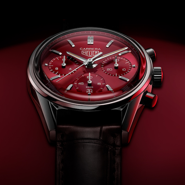 tag-heuer chronograph limitiert neue modelle 2022 chronographen sondermodelle carrera red dial schweizer luxusuhren