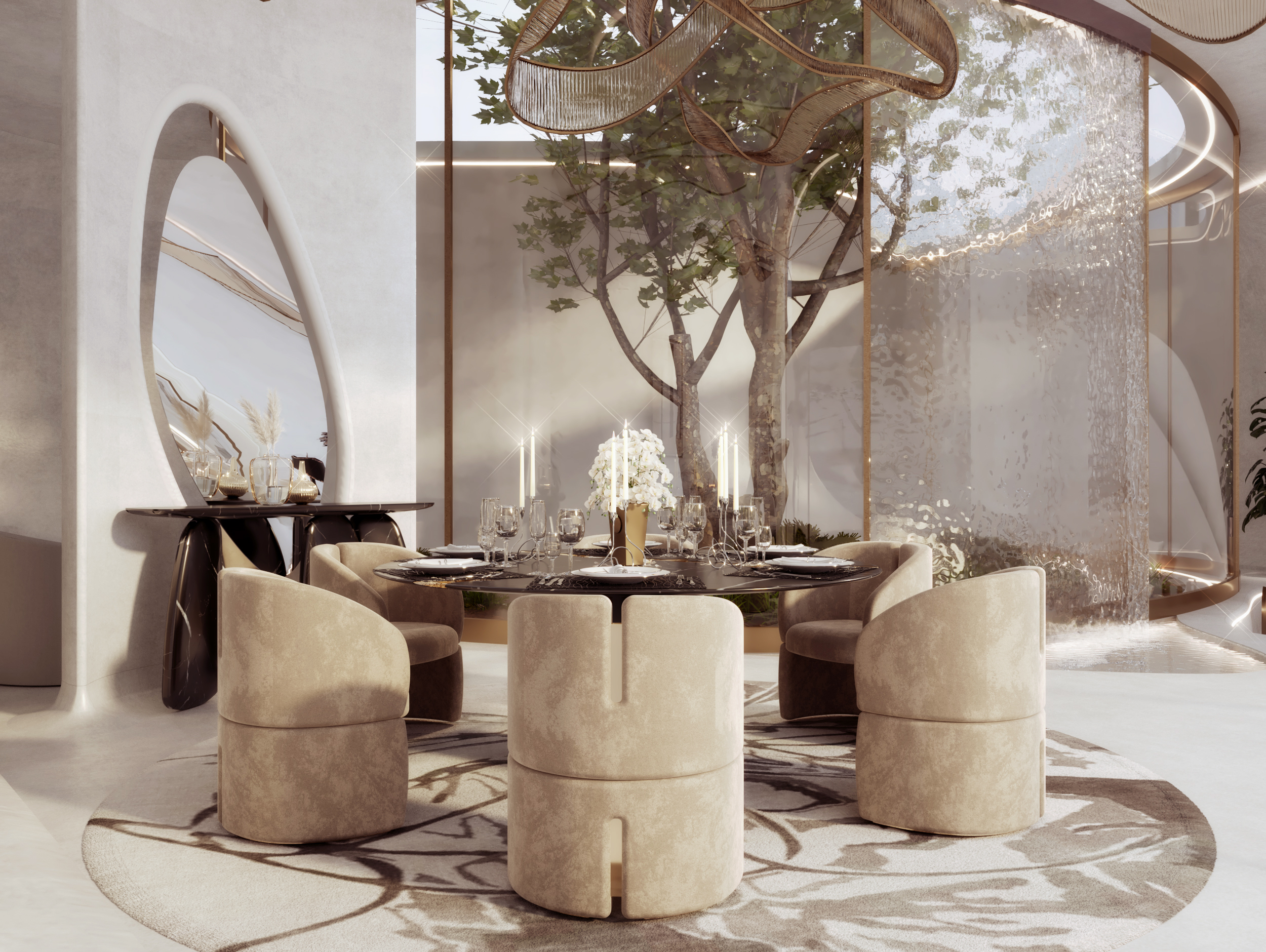villa house doha katar design architecture furniture modern