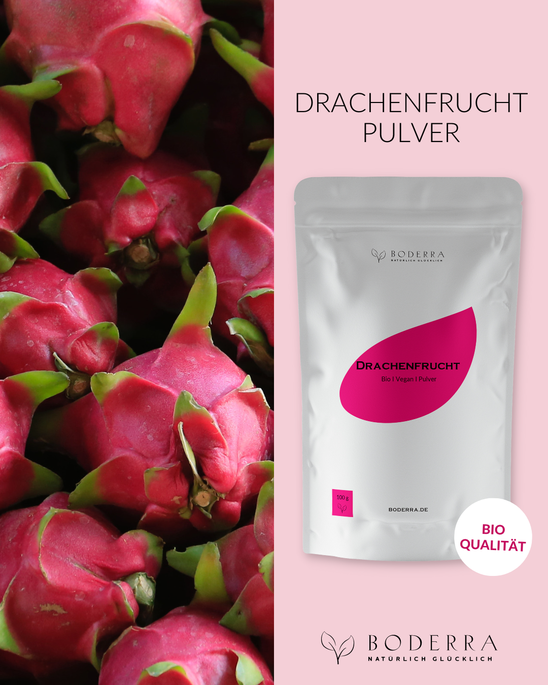 BODERRA® Drachenfrucht Pulver BIO