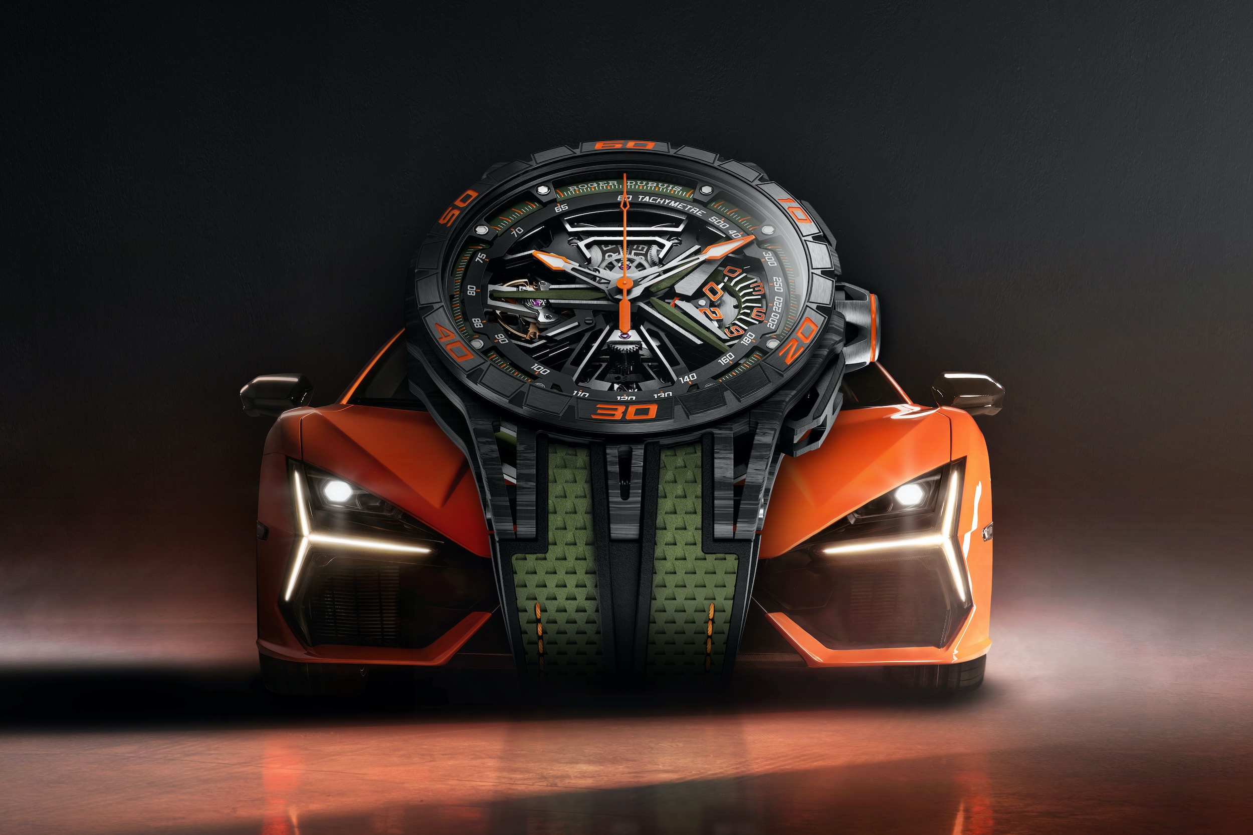 roger dubuis excalibur spider revuelto flyback chronograph new watches trends luxury lamborghini 2023