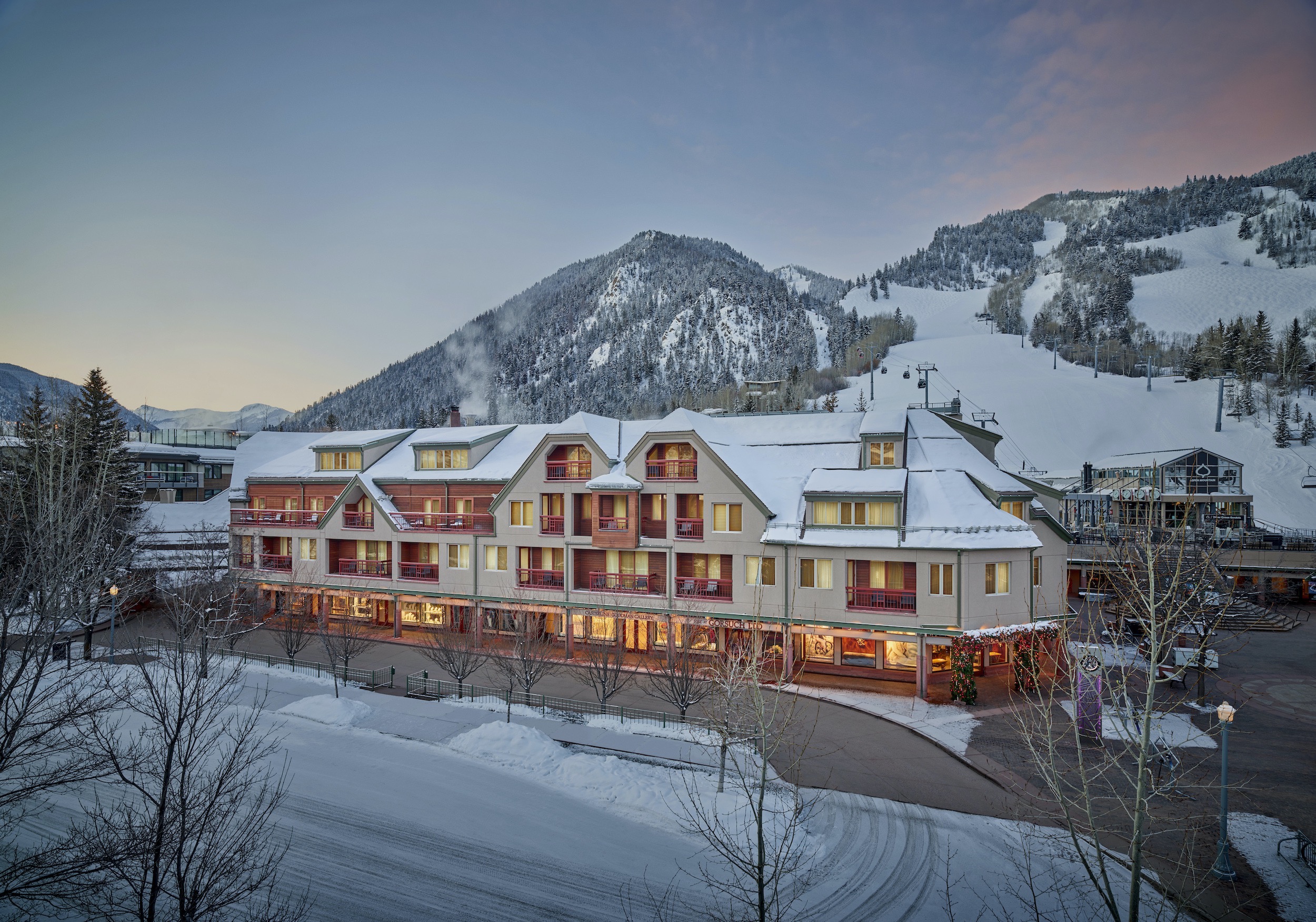 the little nell luxurious luxury mountain resort hotel colorado aspen usa winter season 2023 2024