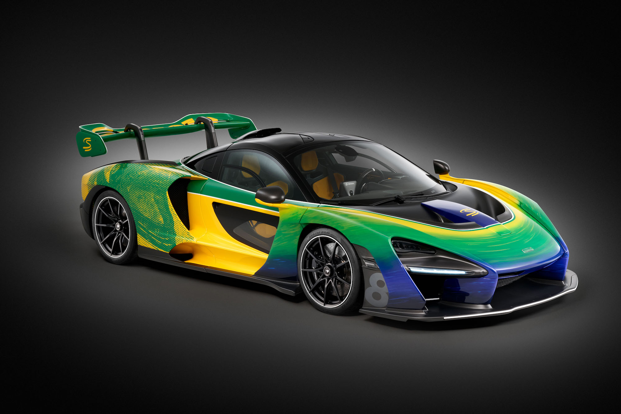 mclaren senna tribute formula 1 cars liveries paint models
