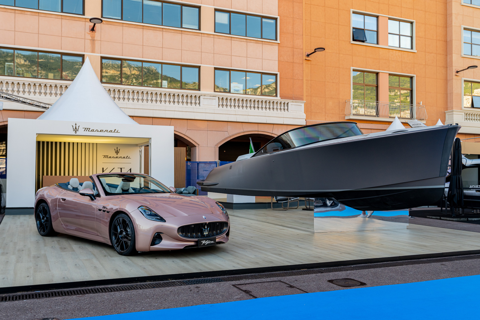 maserati grancabrio folgore monaco yacht show 2024 trends boating models