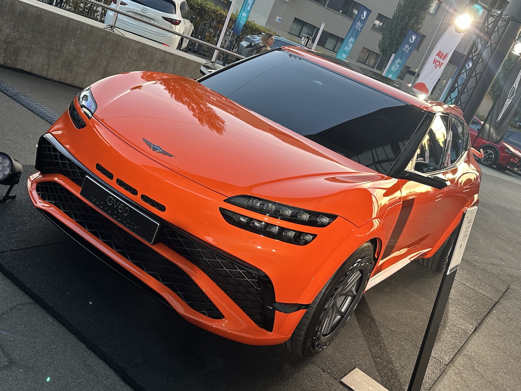 genesis gv60 magma concept auto zürich 2024 schweiz modelle neuheiten elektroauto e-auto