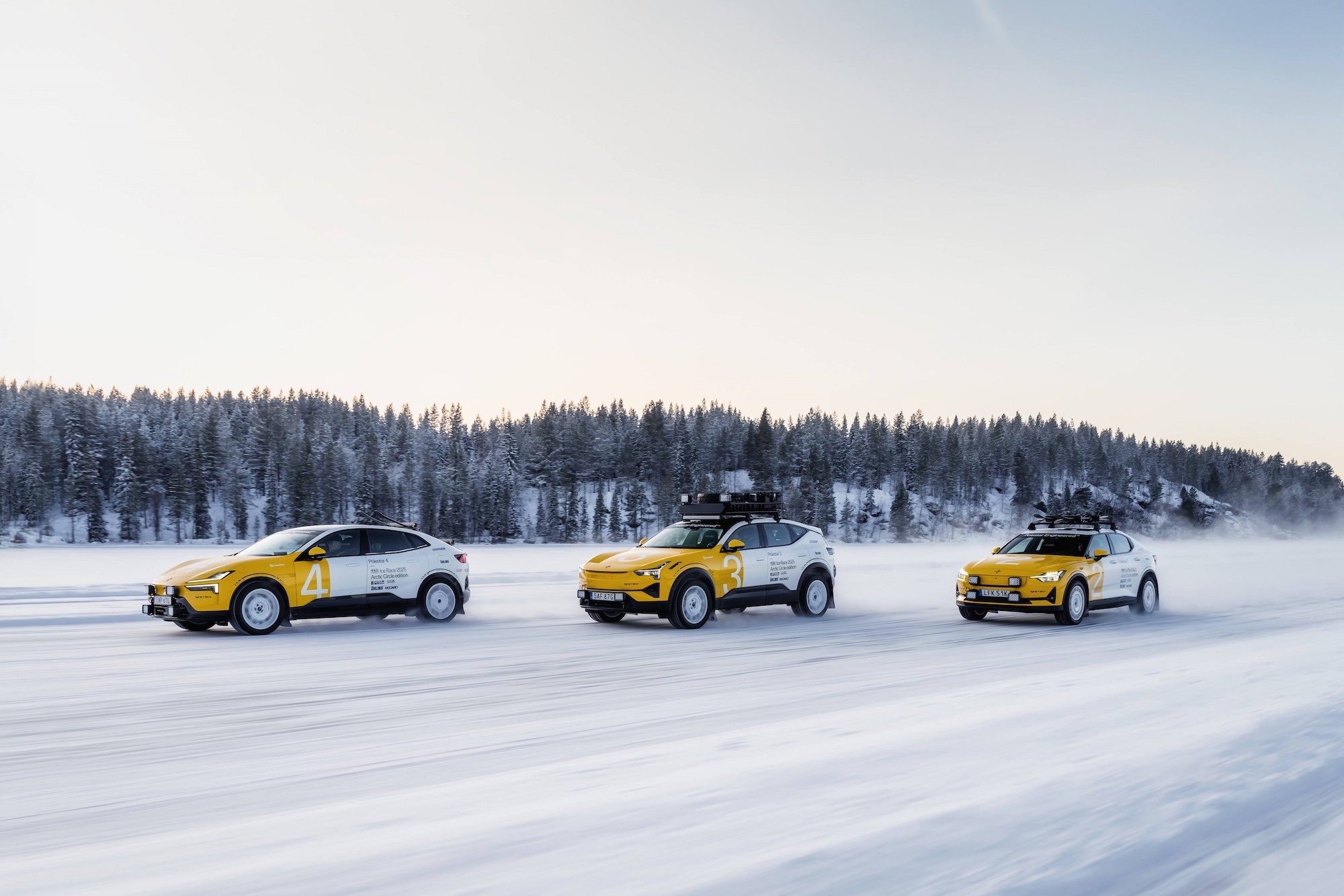 polestar arctic circle elektroautos schnee eis kälte tiefe temperaturen modelle 2025
